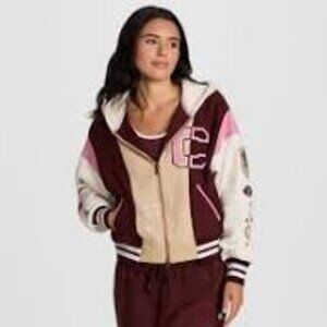 ~Champion Women's Fleece Full Zip Varsity Hoodie - Maroon~3X~NWT's~SOLD OUT!~